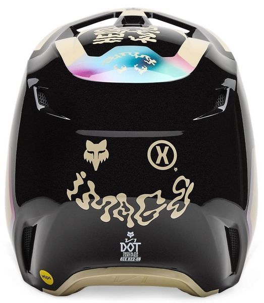 Шолом FOX V1 Helmet - HELLO FUTURE [Black], XXL 33530-001-2X фото