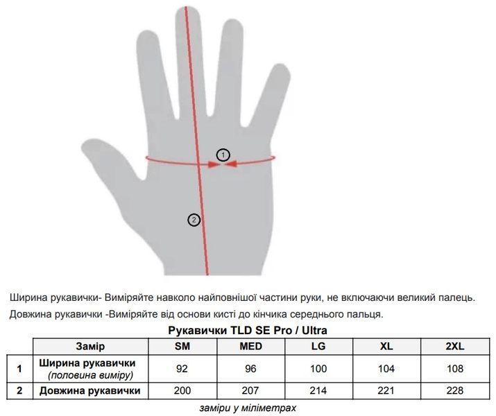 Вело перчатки TLD SE Ultra Glove [FLO Yellow] 454003043 фото