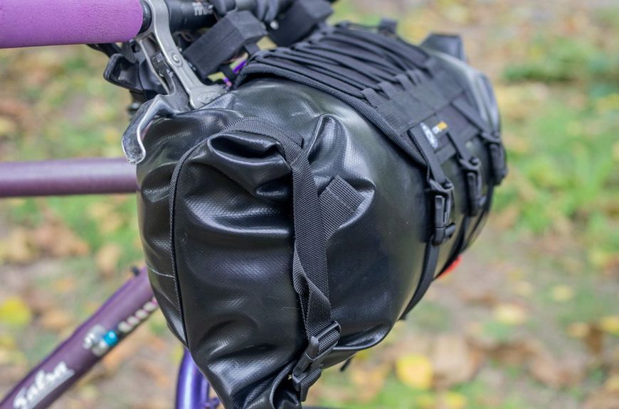 Нарульная сумка KasyBag Handlebar Roll Road Black KWB-HR-ROAD-blk фото