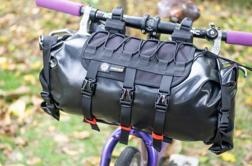 Нарульная сумка KasyBag Handlebar Roll Road Black KWB-HR-ROAD-blk фото