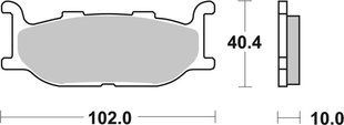 Тормозные колодки SBS Performance Front Brake Pads, Sinter 663HS фото