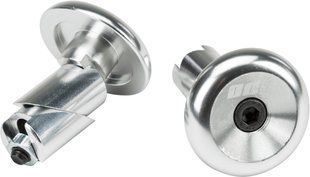 Баренди ODI Aluminum End Plugs w/Lasered Logo SILVER F71APS фото