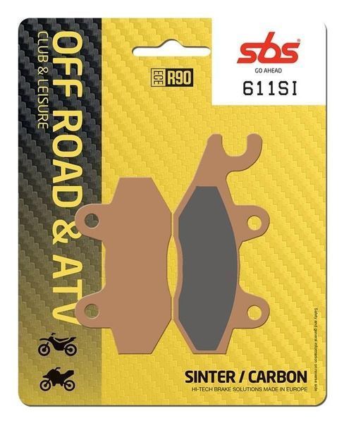 Тормозные колодки SBS Sport Brake Pads, Sinter/Carbon 611SI фото