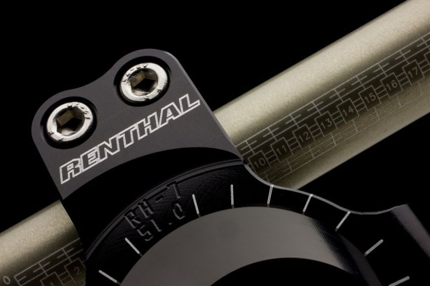 Руль Renthal Clip-Ons 50mm Fork Diameter, No Size CL100 фото