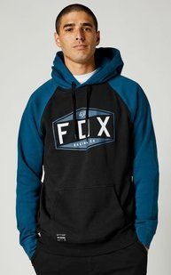 Толстовка FOX EMBLEM RAGLAN PULLOVER FLEECE [Dark Indigo], XL 26889-203-XL фото