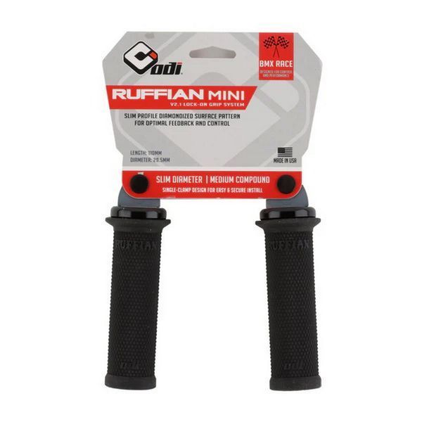 Грипси ODI Ruffian Mini v2.1 Lock-On BMX 110mm Red F33RMR-R фото