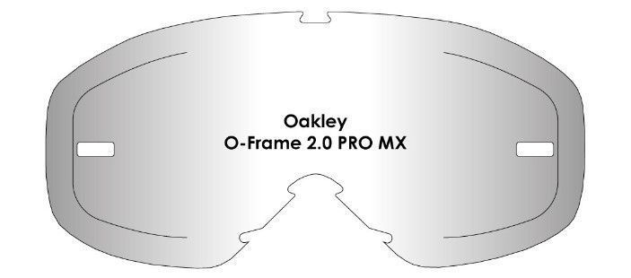 Линза AirScreen для очков Oakley O-Frame 2.0 PRO MX с застежками, Прозрачный ( Clear ) 010-003-01 фото