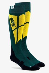 Носки Ride 100% HI SIDE Performance Moto Socks [Green], L/XL 24008-005-18 фото