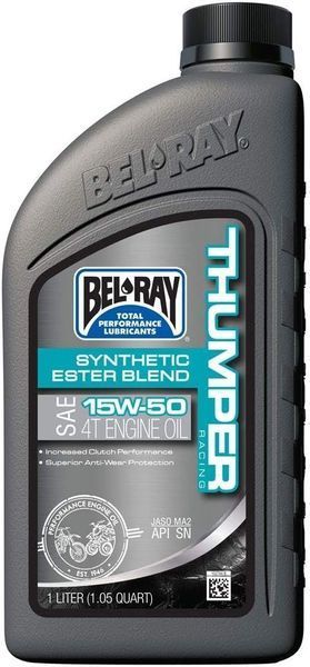 Масло моторное Bel Ray THUMPER RACING SYNTHETIC ESTER [1л], 15w-50 99530-B1LW фото