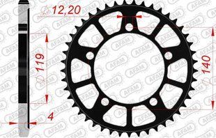 Зірка AFAM 525 Steel Chainwheel - BMW [Black], 45z 164600-45 фото
