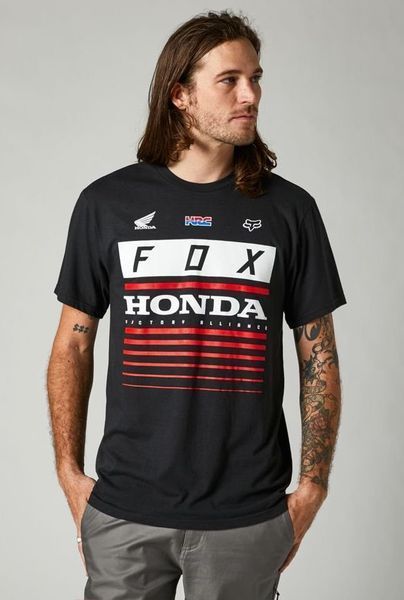 Футболка FOX HONDA HRC TEE [Black], L 28321-001-L фото