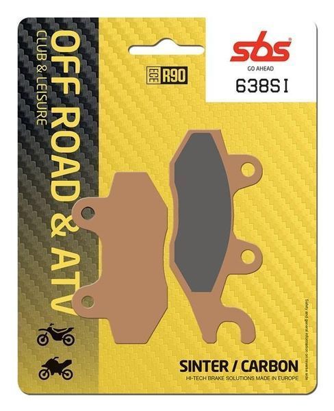 Тормозные колодки SBS Sport Brake Pads, Sinter/Carbon 638SI фото