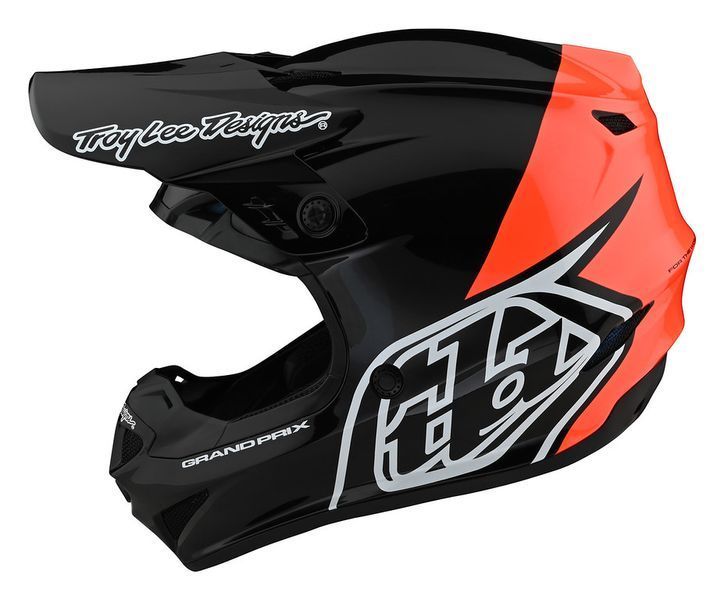 МотоШолом TLD GP HELMET [BLOCK BLACK / ORANGE ] M 103582023 фото