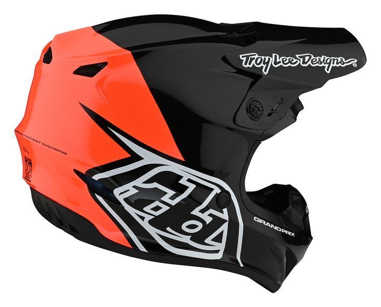 МотоШолом TLD GP HELMET [BLOCK BLACK / ORANGE ] M 103582023 фото