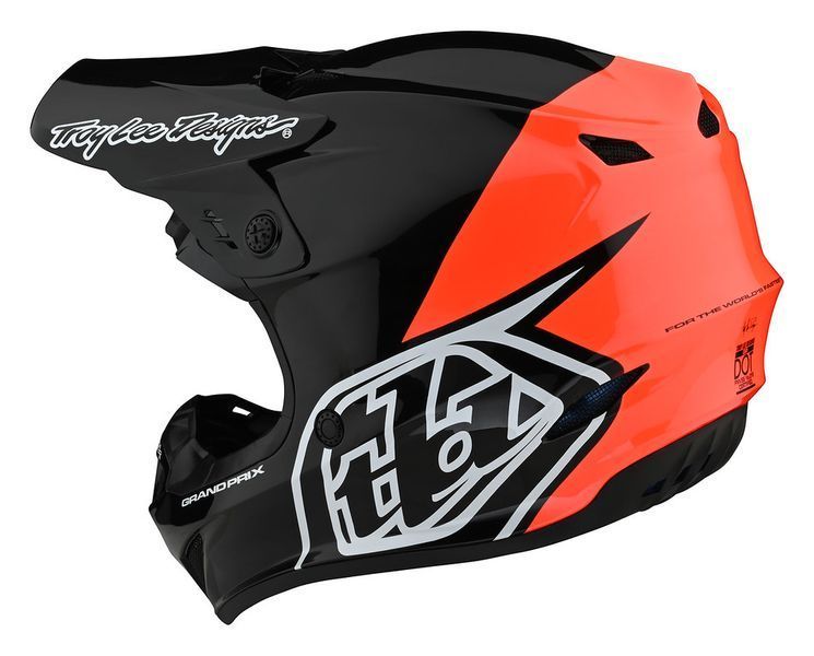 МотоШолом TLD GP HELMET [BLOCK BLACK / ORANGE ] M 103582023 фото