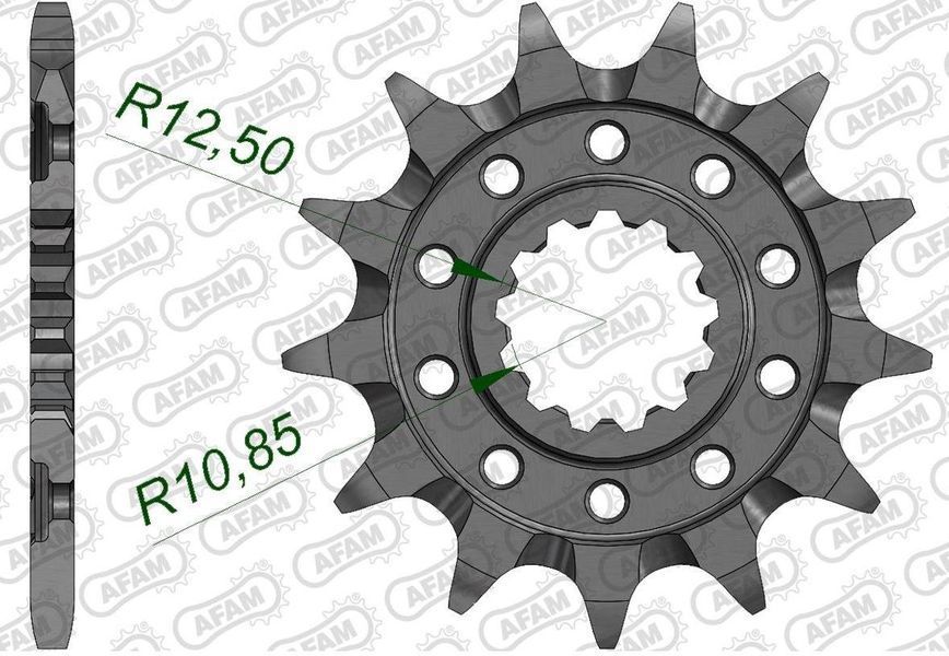 Зірка AFAM 520 Grooved Sprocket - Kawasaki, 14z 27502+14 фото