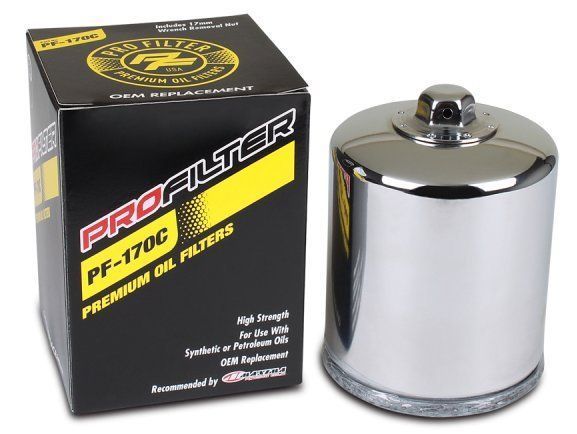 Фільтр PROFILTER Premium Canister Oil Filter [Chrome], Spin-On PF-170C фото