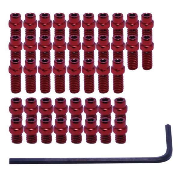 Шипы для педалей DMR Flip Pin Set For Vault Pedal 44pcs Red DMR-PIN-VAULT-R фото