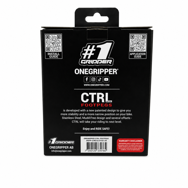 Підніжки ONEGRIPPER CTRL V2, KTM/HQV/GG/BETA, 5mm Down/5mm Back OGFP-CTRLV2-0101-55 фото