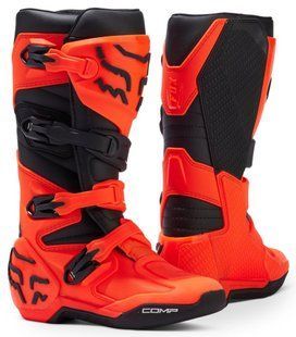 Мотоботи FOX Comp Youth Boot [Flo Orange], 1 30471-824-1 фото