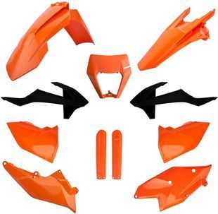 Пластик Polisport ENDURO kit - KTM (17-) [Orange/Black], KTM 91469 фото