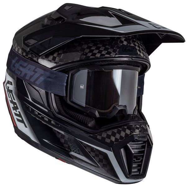 Шолом LEATT 9.5 Adventure Helmet + Goggle [Carbon], M 1025101102 фото