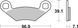 Гальмівні колодки SBS Standard Brake Pads, Sinter/Carbon 642ATS фото 1