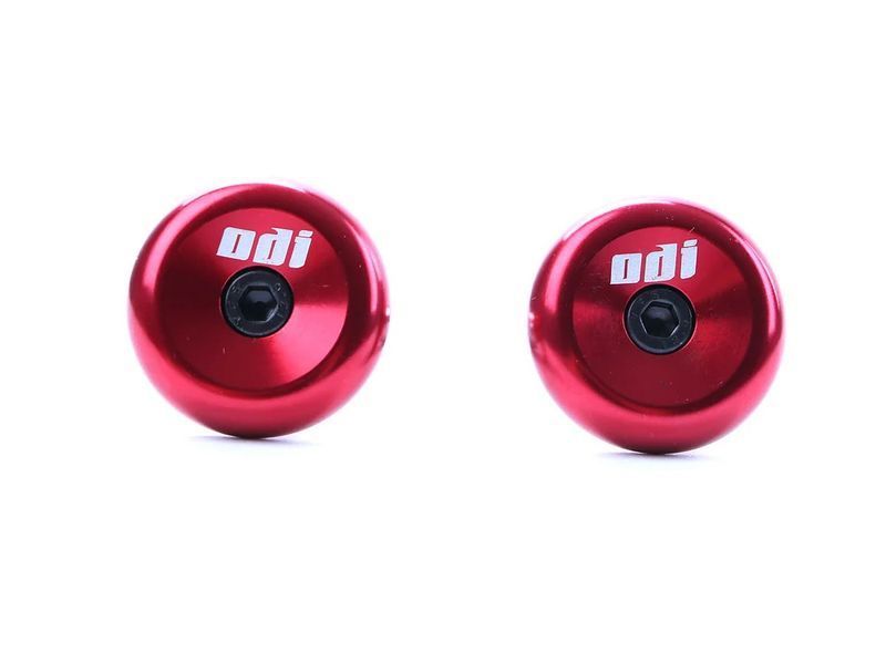 Баренди ODI Aluminium End Plugs w/ Lasered Logo Black (чорні) F71APB фото