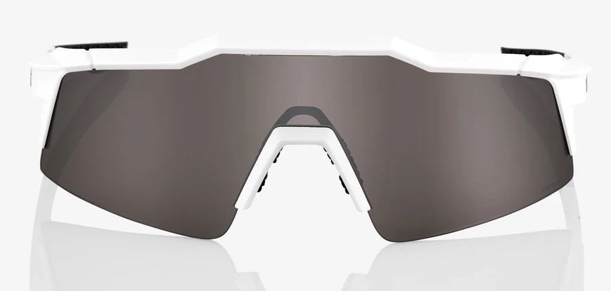 Очки Ride 100% SpeedCraft SL - Matte White - HiPER Silver Mirror, Mirror Lens 61002-404-01 фото