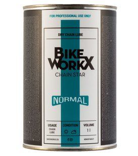 Мастило для ланцюга BikeWorkX Chain Star &ldquo;normal&rdquo; банка 1L. CHAINN/1 фото