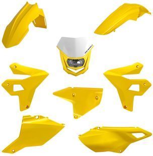 Пластик Polisport ENDURO Restyling kit - Suzuki (00-) [Yellow], Suzuki 91590 фото