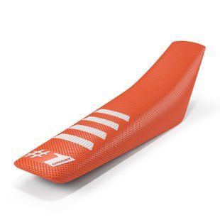 Чехол для мотосидения Onegripper - RIBBED Orange/White OGSC02-OEWHWH фото