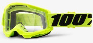 Окуляри 100% STRATA 2 Goggle Fluo Yellow - Clear Lens, Clear Lens 50027-00003 фото