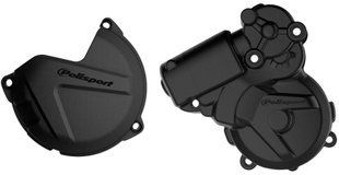 Комплект Polisport Clutch & Ignition Cover - KTM [Black] 90966 фото