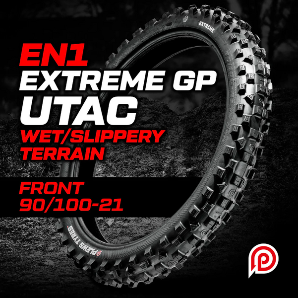 Шина перед PLEWS TYRES 90/100-21 EN1 GRAND PRIX ENDURO GP1FS фото