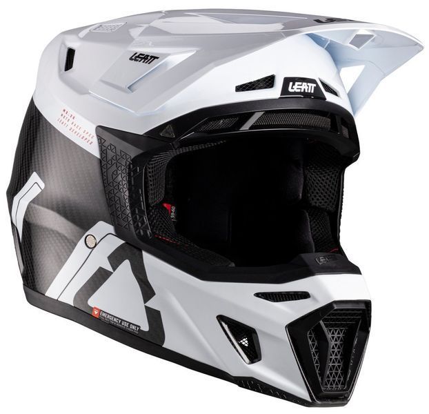 Шолом LEATT Moto 9.5 Helmet + Goggle [White], S 1026000101 фото