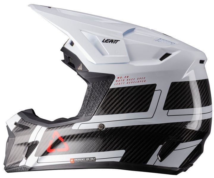 Шолом LEATT Moto 9.5 Helmet + Goggle [White], S 1026000101 фото