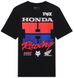 Футболка FOX Youth Short Sleeve Tee - HONDA&reg; [Ultra Black], YL 38280-D95-YL фото 1