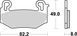 Гальмівні колодки SBS Track Days Front Brake Pads, EVO Sinter 1004RST фото 1