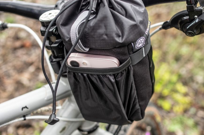 Сумка на руль KasyBag Pocket Pack One hand (кормушка) Black-Gray KB-PP-OH-b-gry фото