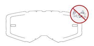Линза AirScreen для очков Oakley Airbrake Kit без застежек, Прозрачный ( Clear ) 010-001-11 фото