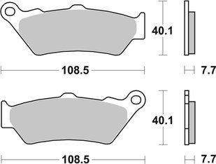 Тормозные колодки SBS High Performance Front Brake Pads, Sinter 674H.HS фото