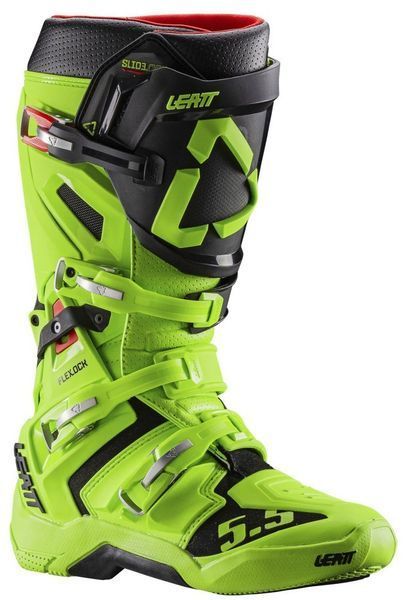 Мотоботы LEATT 5.5 FlexLock Boot [Lime Green], 8 3026000101 фото