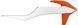 Боковины Polisport Radiator Scoops - KTM [Orange/White] 8422100009 фото 2