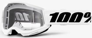Детские очки 100% STRATA 2 Youth Goggle White - Clear Lens, Clear Lens 50031-00013 фото