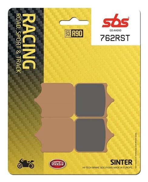 Тормозные колодки SBS Track Days Front Brake Pads, Sinter 762RST фото