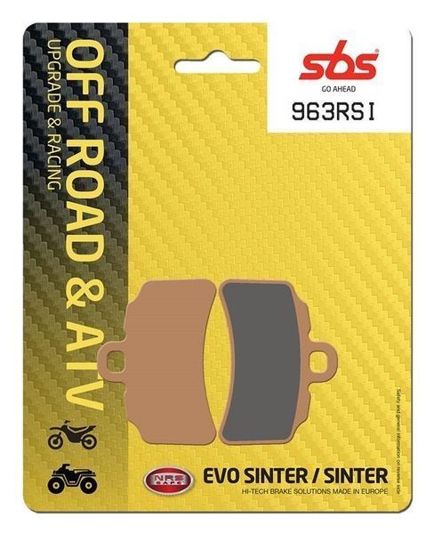 Тормозные колодки SBS Racing Brake Pads, EVO Sinter/Sinter 963RSI фото