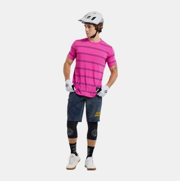 Футболка TLD SKYLINE SHORT SLEEVE RIDE TEE; WASHED OUT [Party Pink] S 382145012 фото