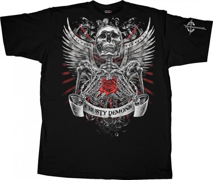 Футболка Crusty Roseheart Tee [Black], L CDM004-001-L фото