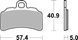 Тормозные колодки SBS Racing Brake Pads, EVO Sinter/Sinter 963RSI фото 2